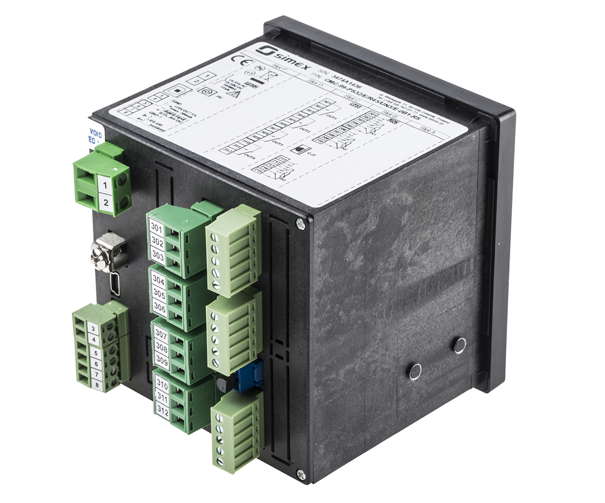 sx-cmc99-04f0-rs Simex SX-CMC99-04F0 4 Multichannel Controller Chart Recorder RTD, Thermocouple