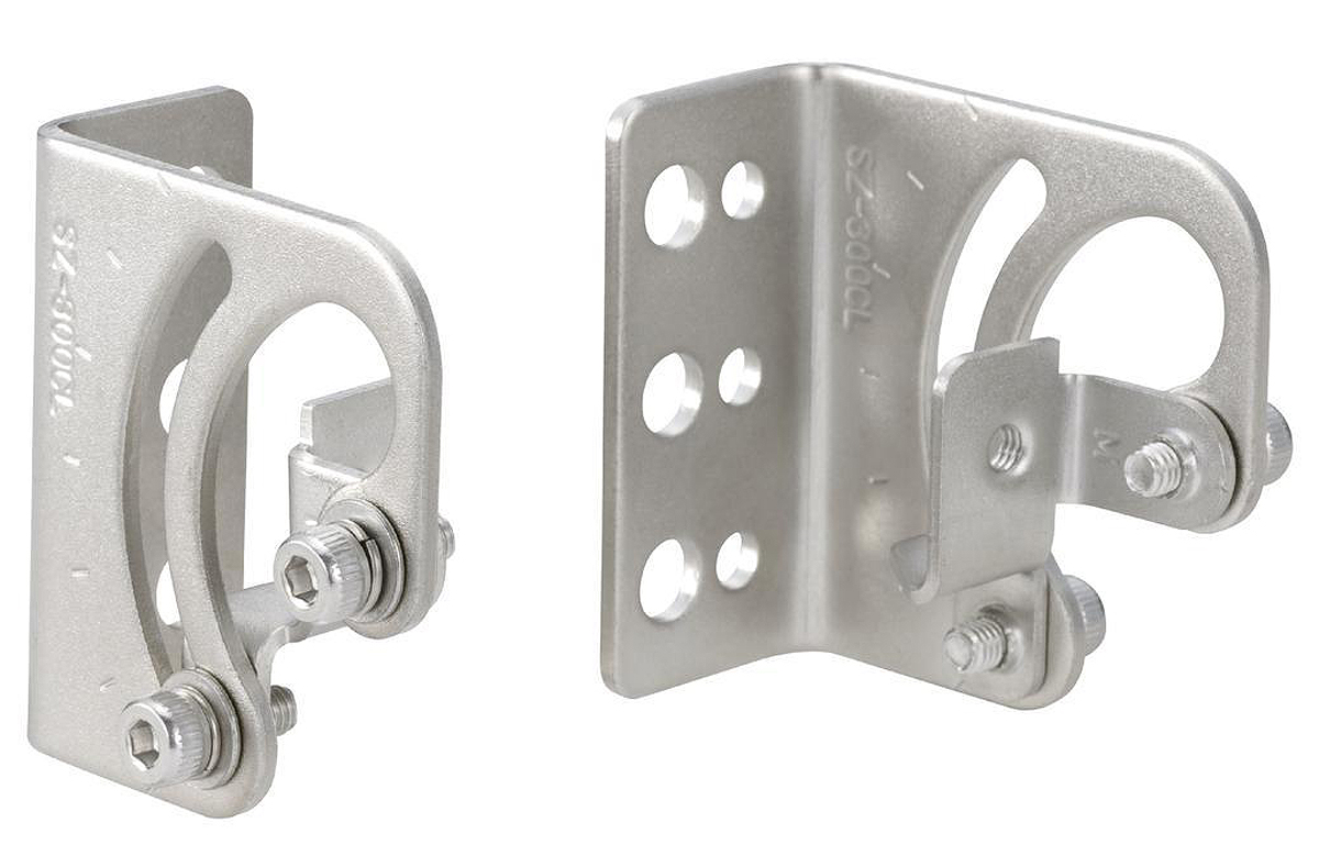 Patlite LED Silver Angle Adjust Mounting Bracket for use with CLK, CWK Series
