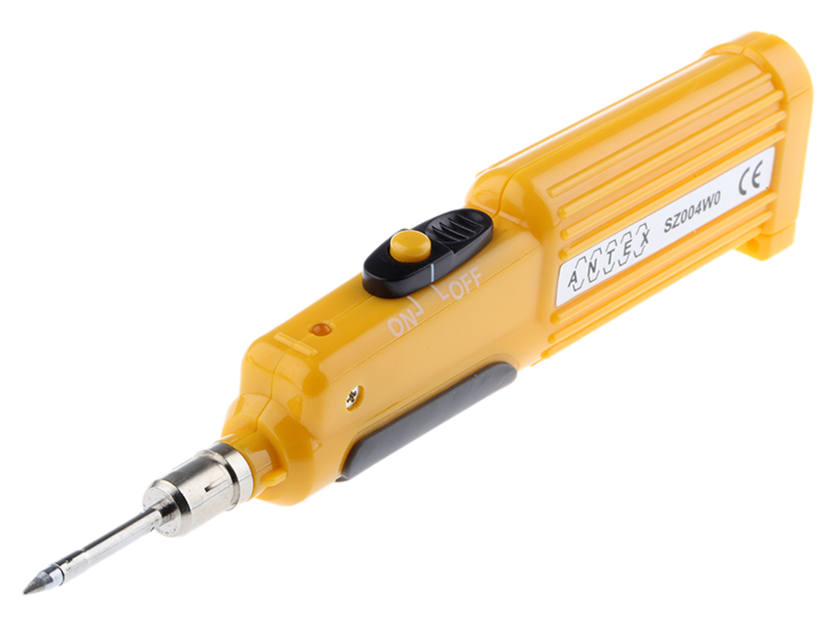 Antex Electronics Battery Soldering Iron, 4.5V, 6 W