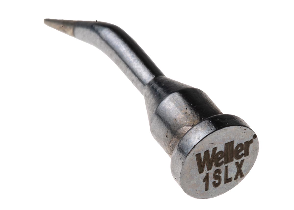 Weller LT 1SLX 0.4 mm Bent Conical 22 mm Soldering Iron Tip for use with LR21/TCPS last generation,