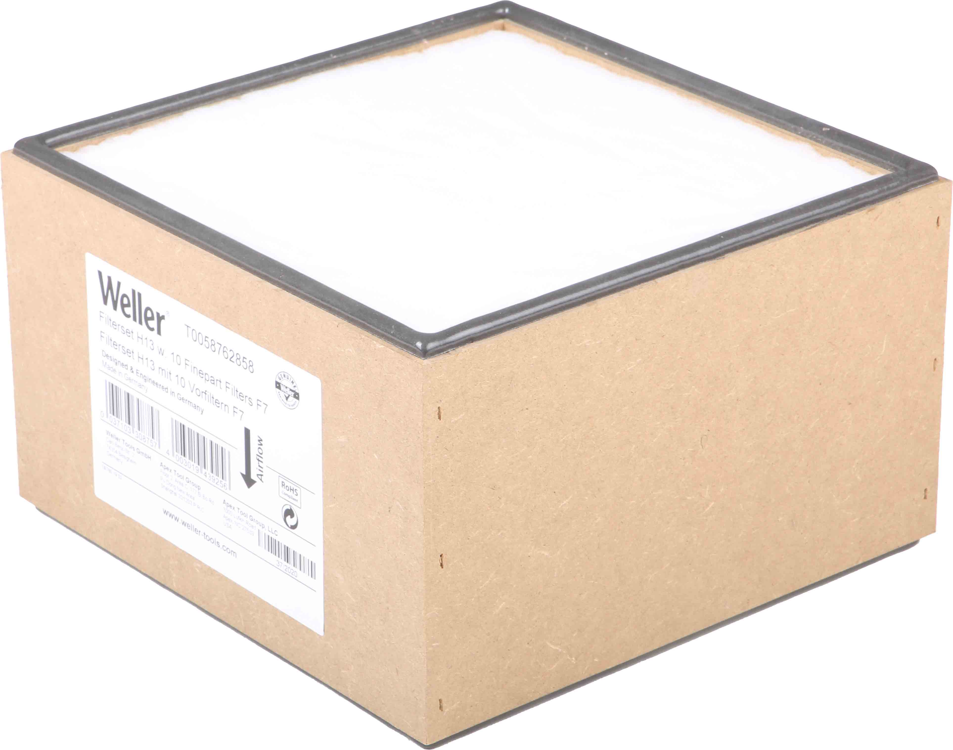 Weller H13 Filter Cartridge And 10 Pre-Filters ESD Safe for use with Zero Smog 2/EL/TL, WFE2ES/CS