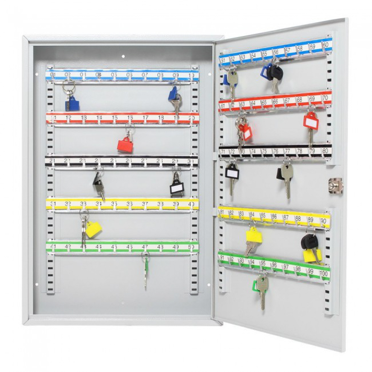 t01508 Rottner Comsafe T01508 Grey Steel Key Cabinet Wall