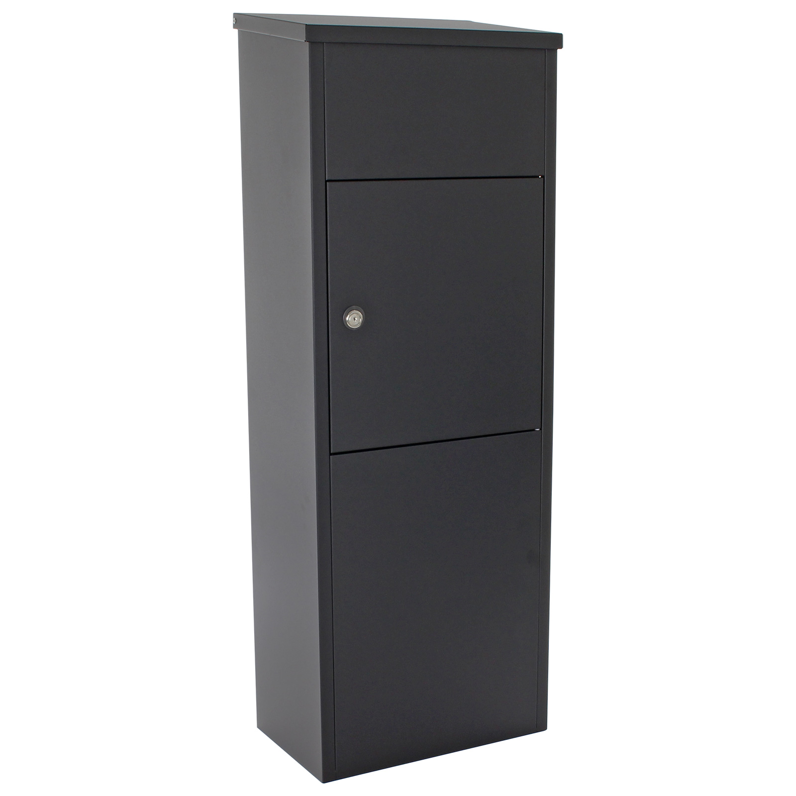 Rottner Comsafe Black Mailbox, 1050 mm x 380 mm x 230 mm