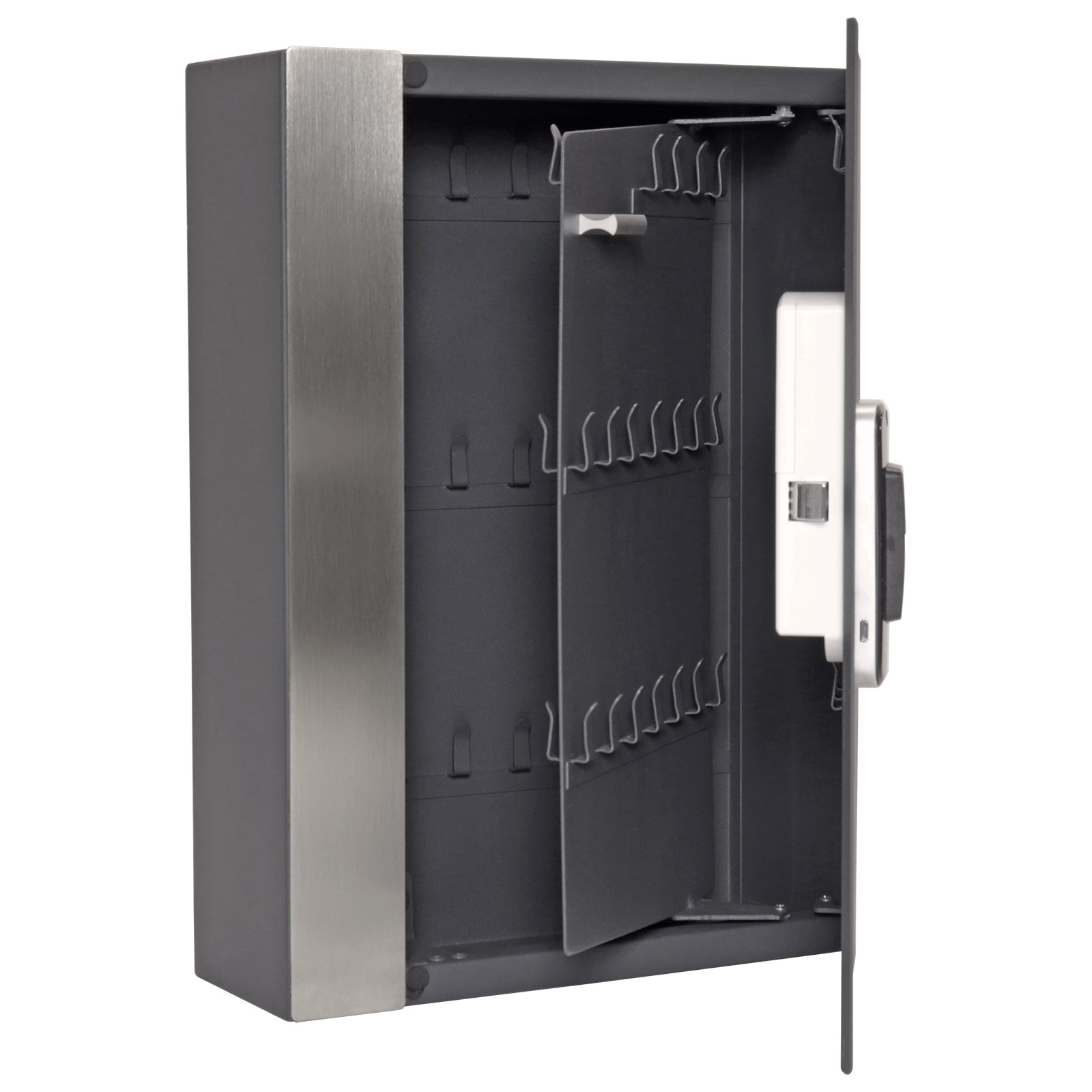 t06219 Rottner Comsafe T06219 Anthracite Steel Key Cabinet Wall