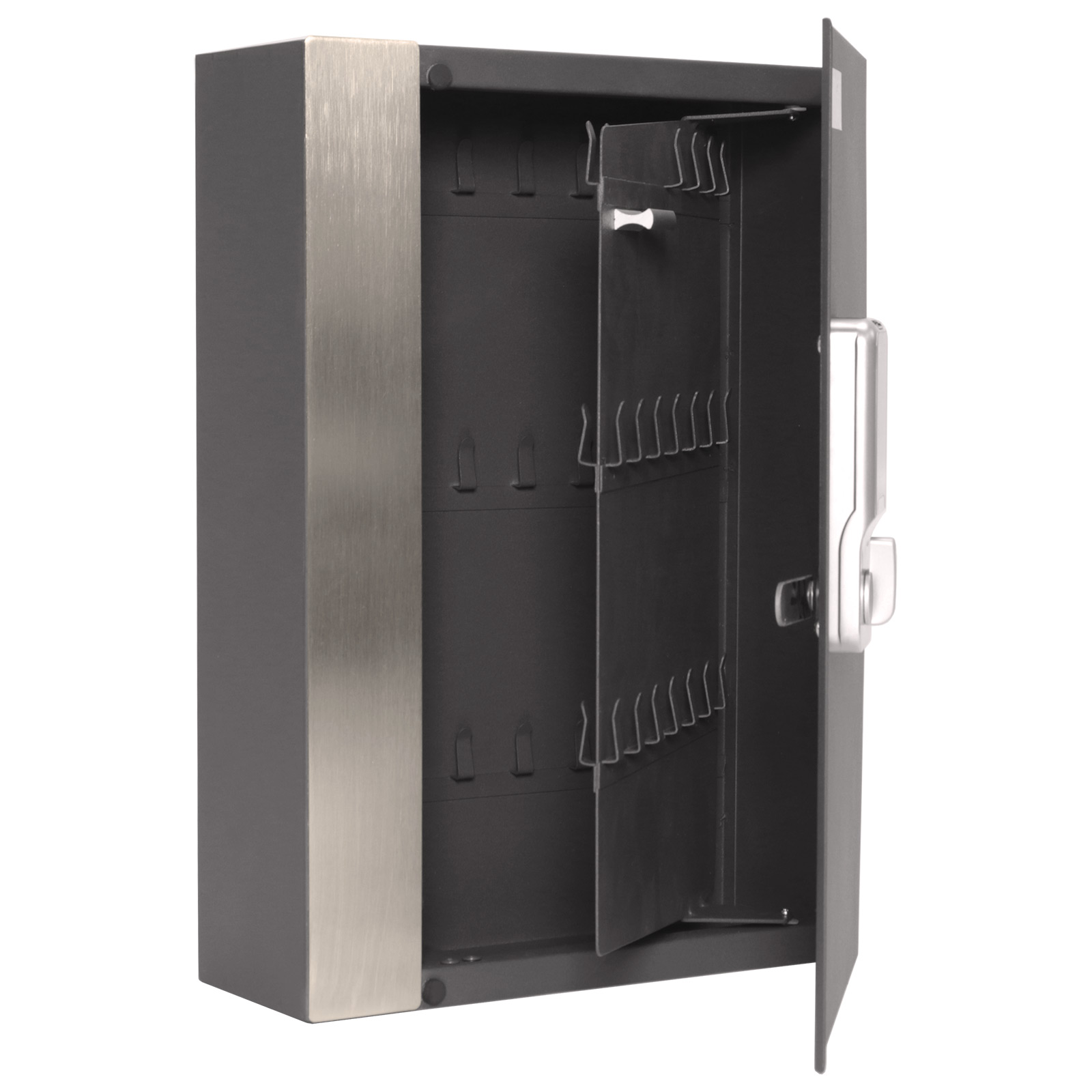 t06221 Rottner Comsafe T06221 Anthracite Steel Key Cabinet Wall