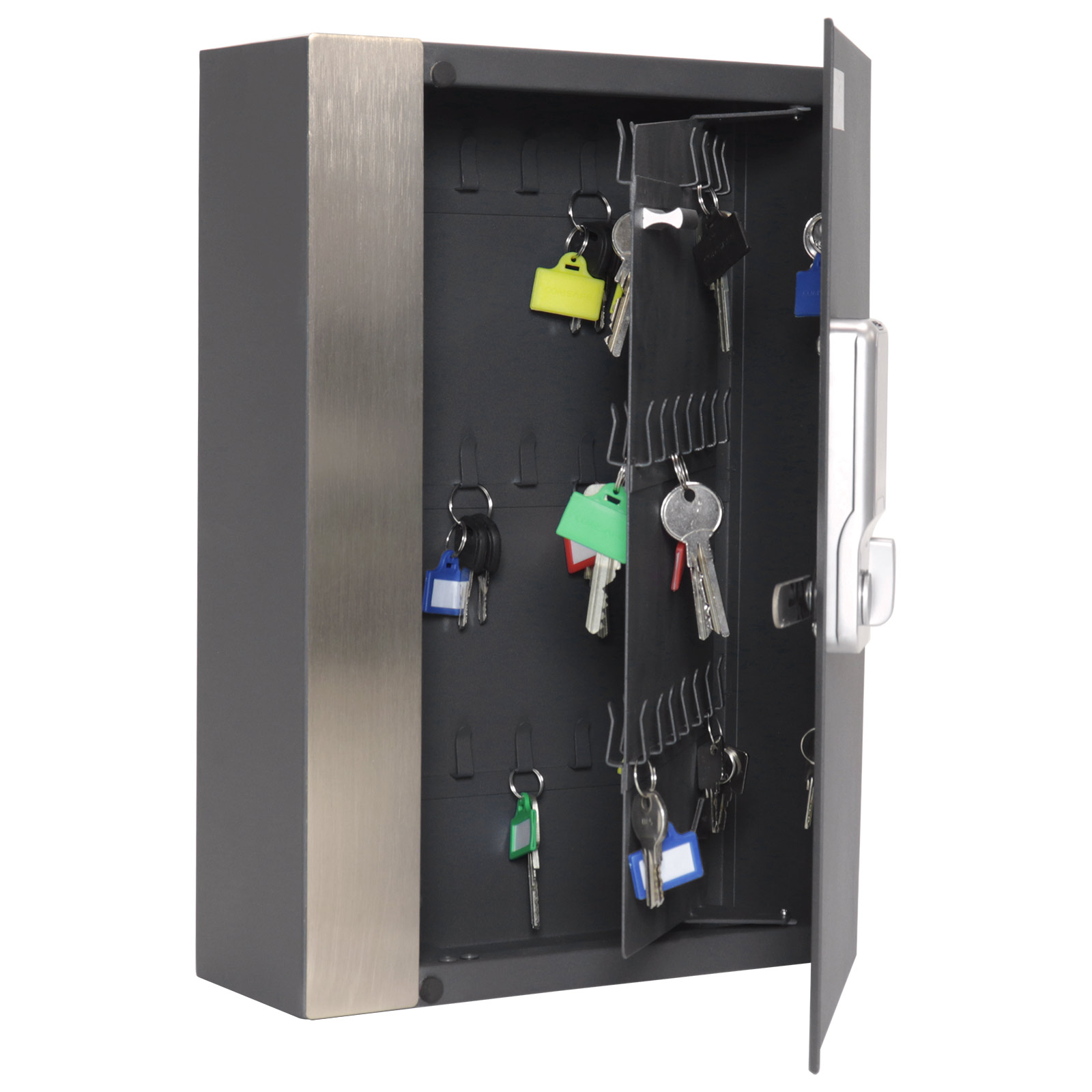 t06221 Rottner Comsafe T06221 Anthracite Steel Key Cabinet Wall