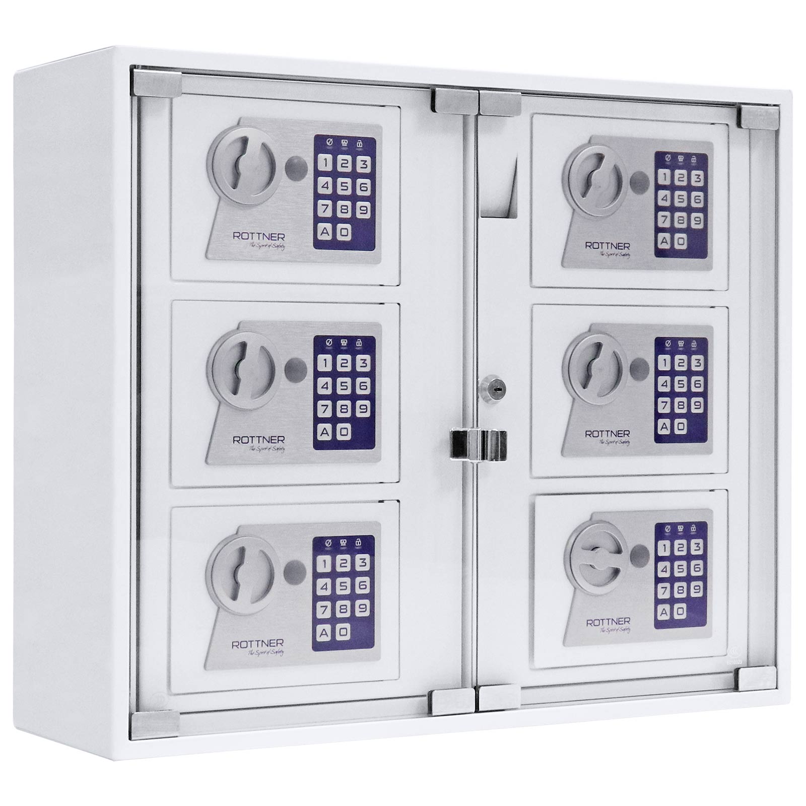 Rottner Comsafe T06468 White Steel Key Cabinet Wall