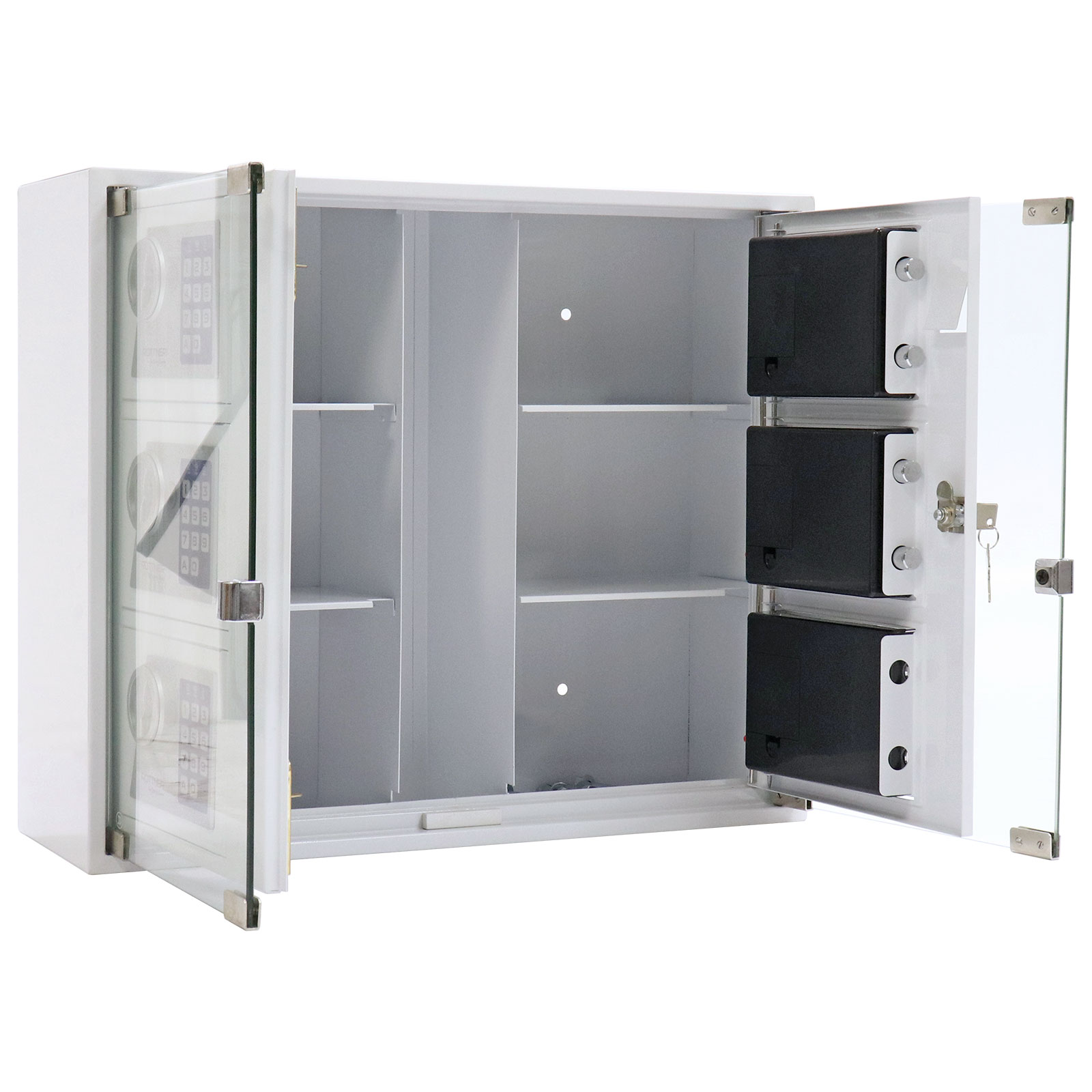 t06468 Rottner Comsafe T06468 White Steel Key Cabinet Wall