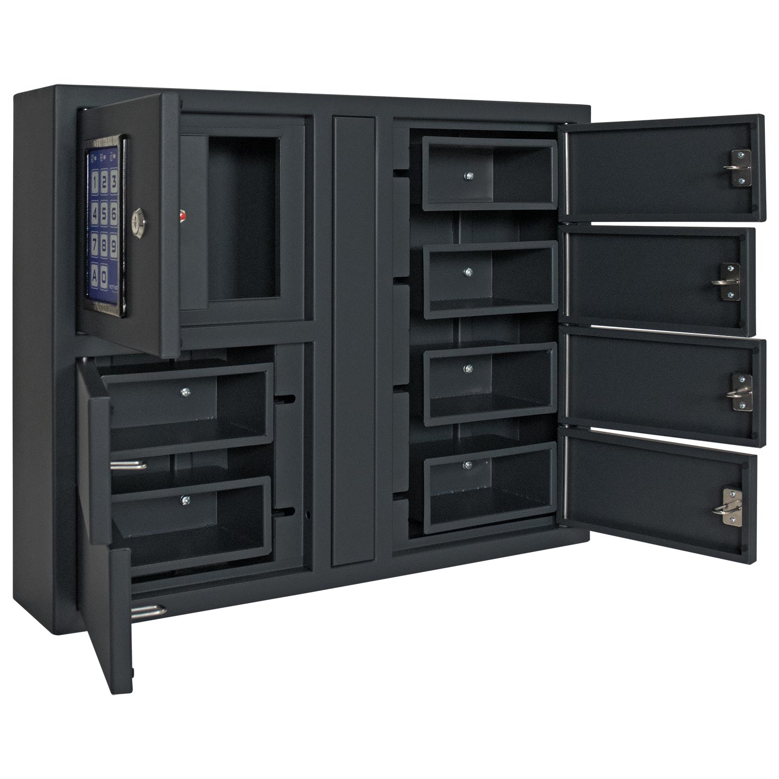 t06504 Rottner Comsafe T06504 Anthracite Steel Key Cabinet Wall