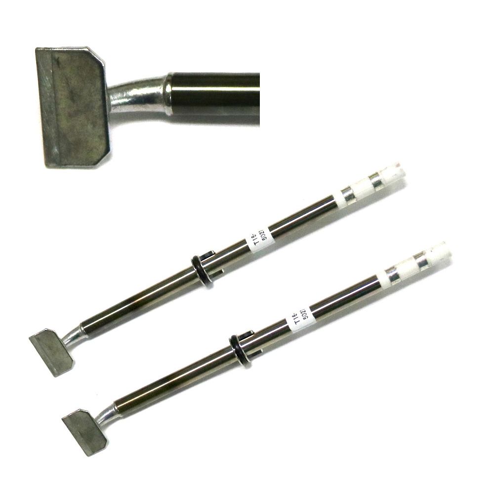Hakko 16 mm Bent Chisel Soldering Iron Tip for use with FM-2022 Parallel Remover