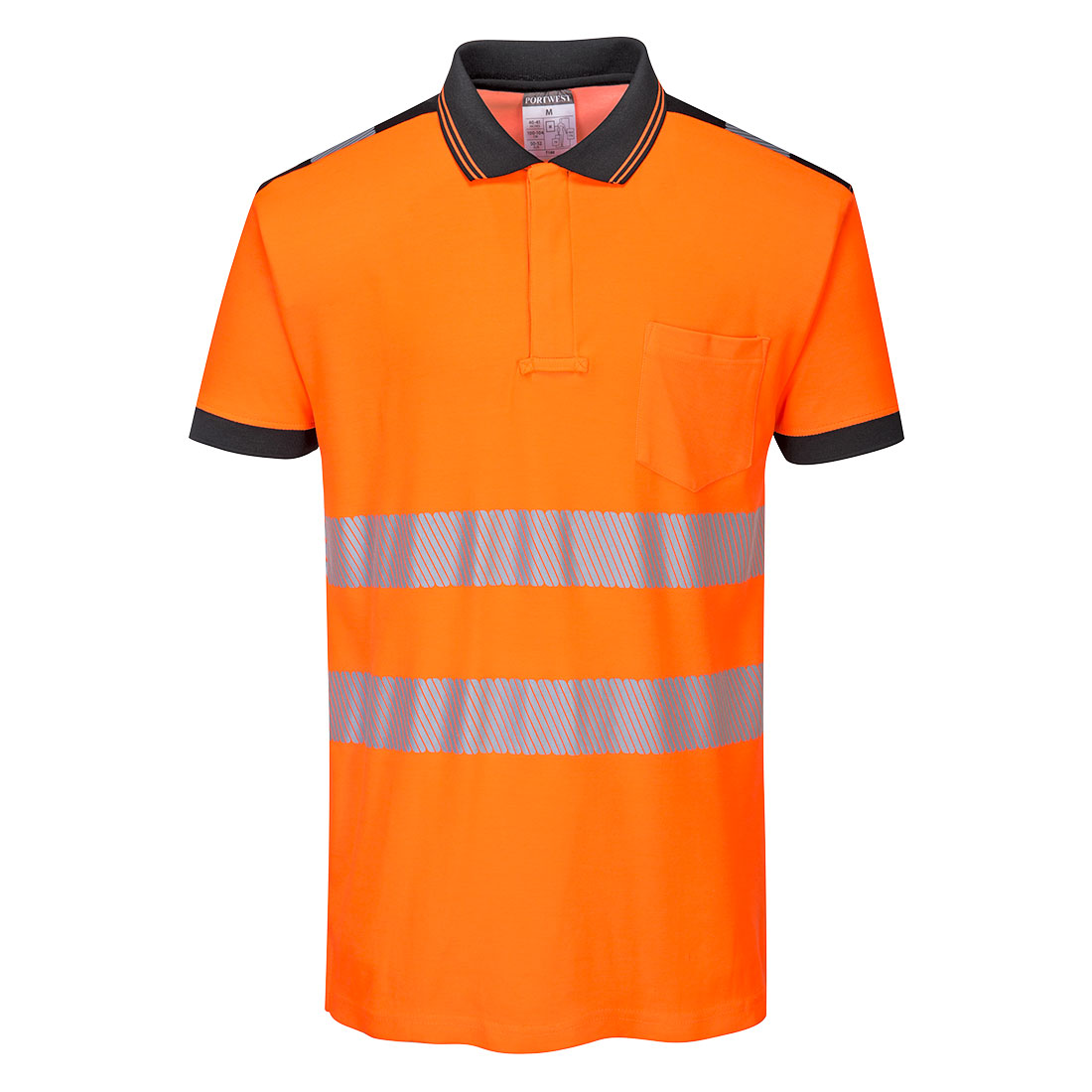 Portwest PW3 Orange Unisex Polo Shirt 5XL