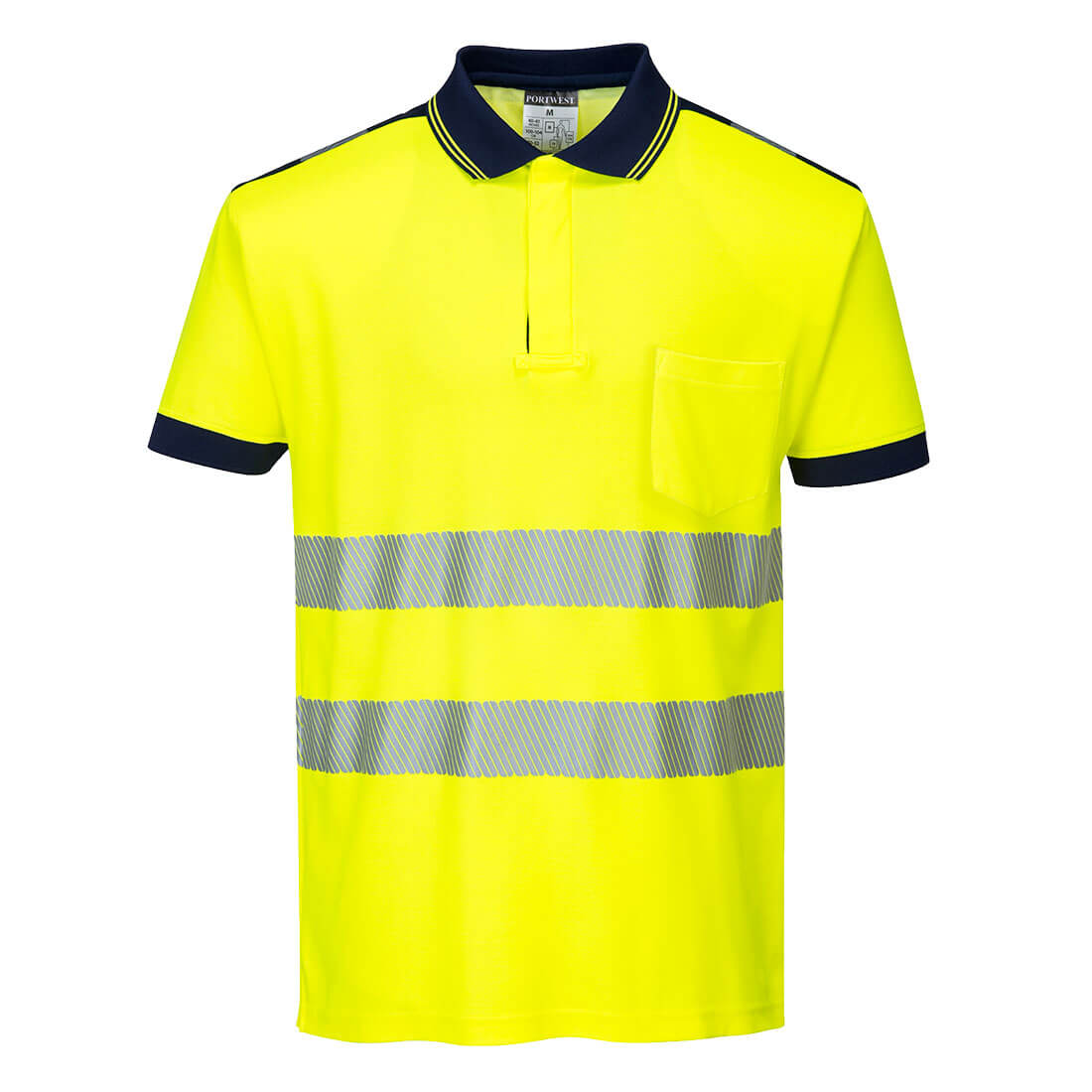 Portwest PW3 Yellow Unisex Polo Shirt S