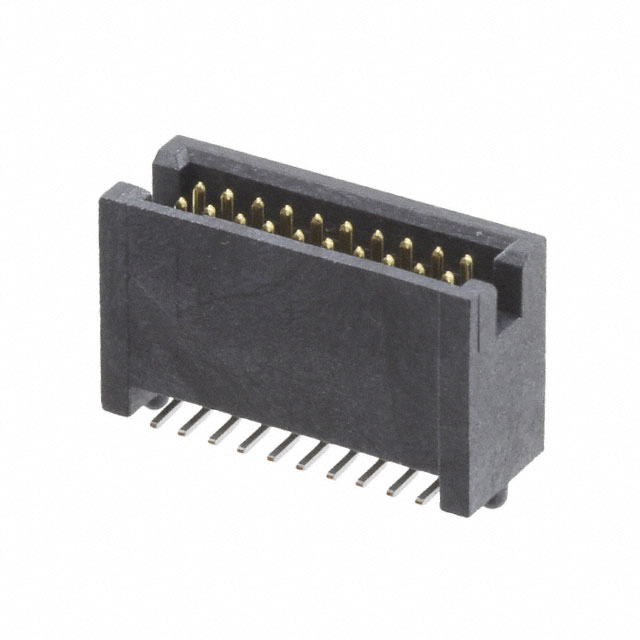 Samtec T1M Series PCB Header, 3 Contact(s), 1 mm Pitch, 1 Row, Shrouded