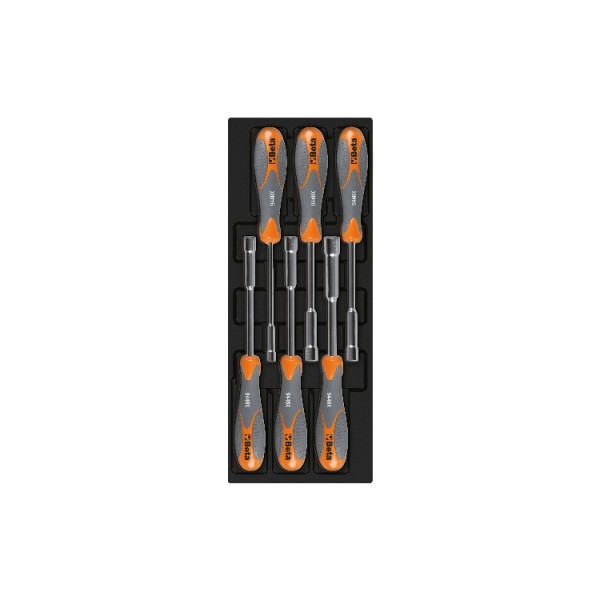 BETA Hexagon Nut Driver Set, 50mm Overall