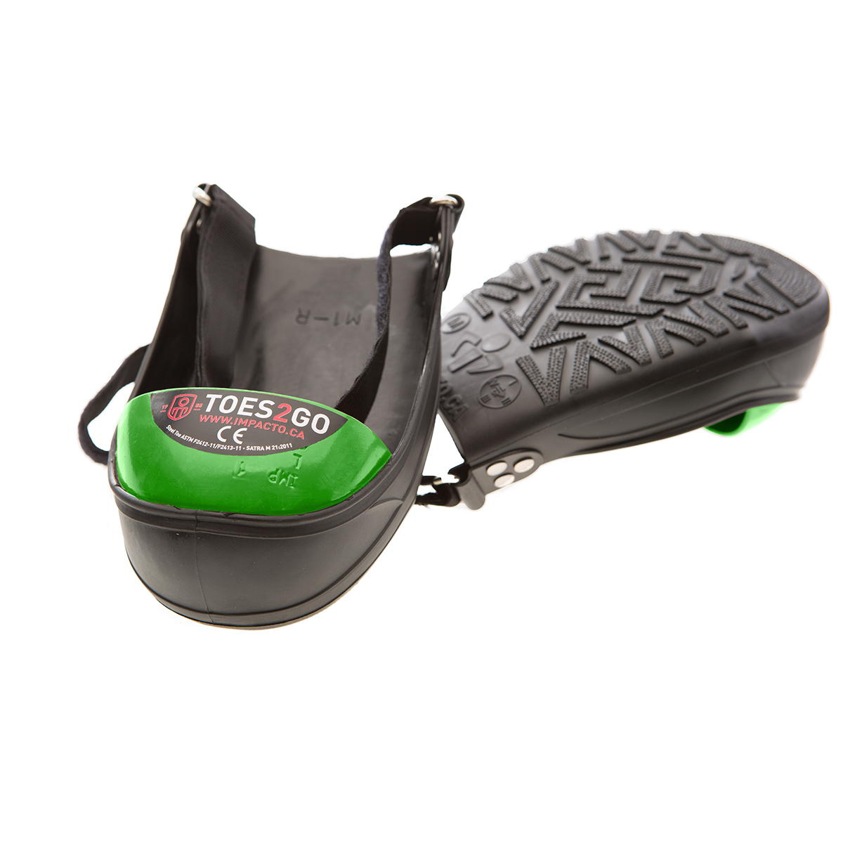 Impacto Black Shoe Cover, L, 1 Per Pack pack