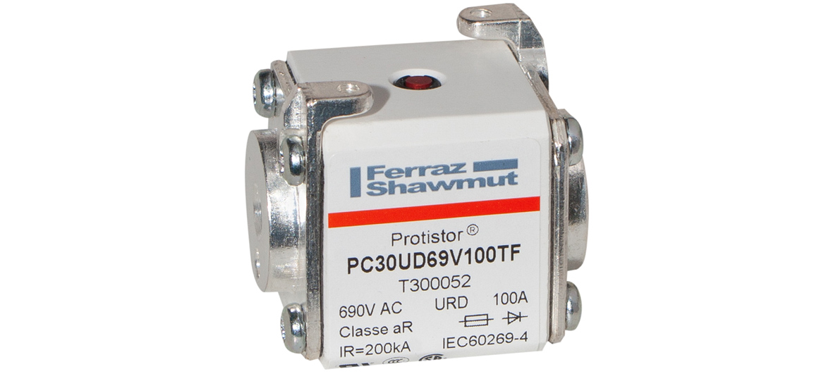 Mersen 100A size 30 FF Square Body Fuse, 700V