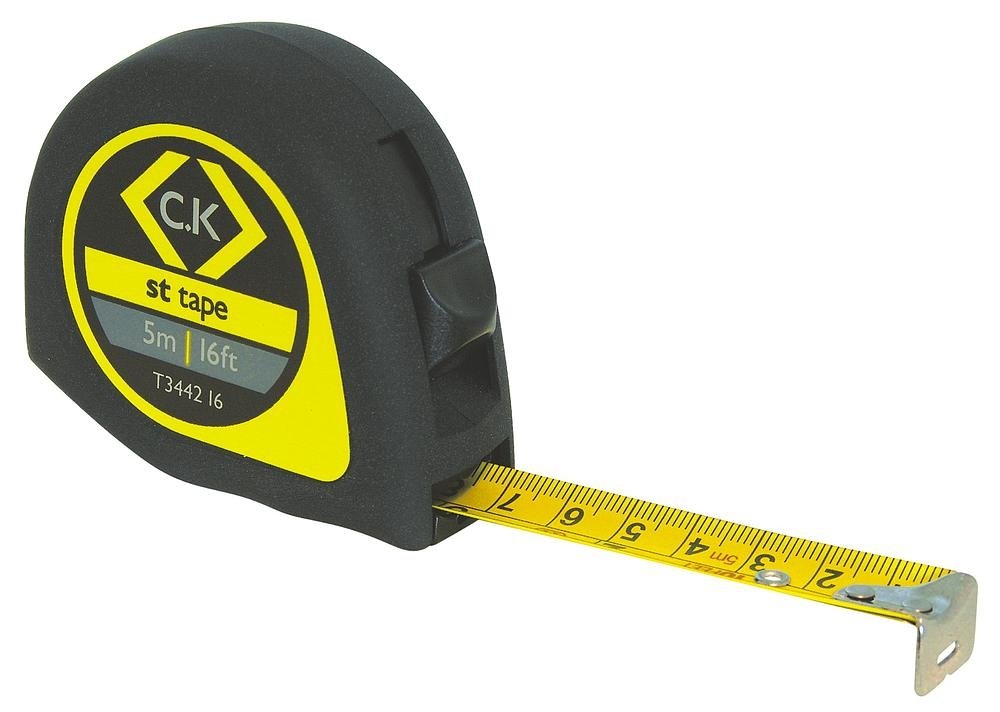 CK T3448 7.5 m Tape Measure, Imperial, Metric