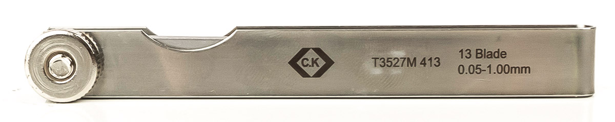 t3527m-413 CK T3527M 413 Steel Feeler Gauge, 13 Blades