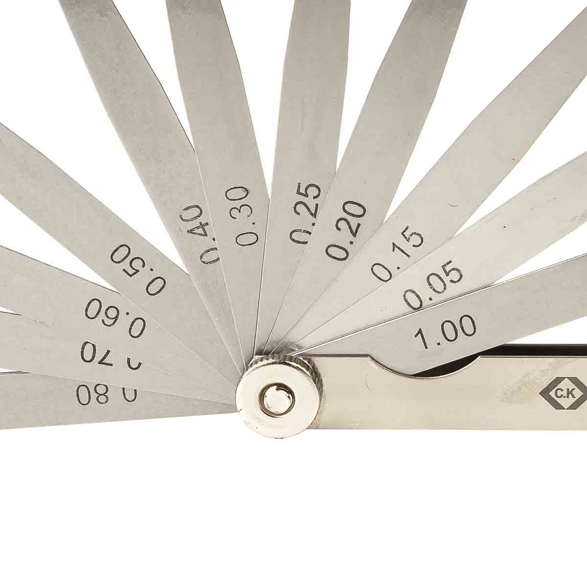 t3527m-413 CK T3527M 413 Steel Feeler Gauge, 13 Blades