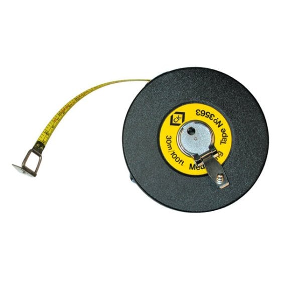 CK T3563 30 m Measuring Tape, Imperial, Metric