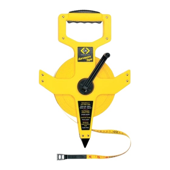 CK T3565 50 m Measuring Tape, Imperial, Metric