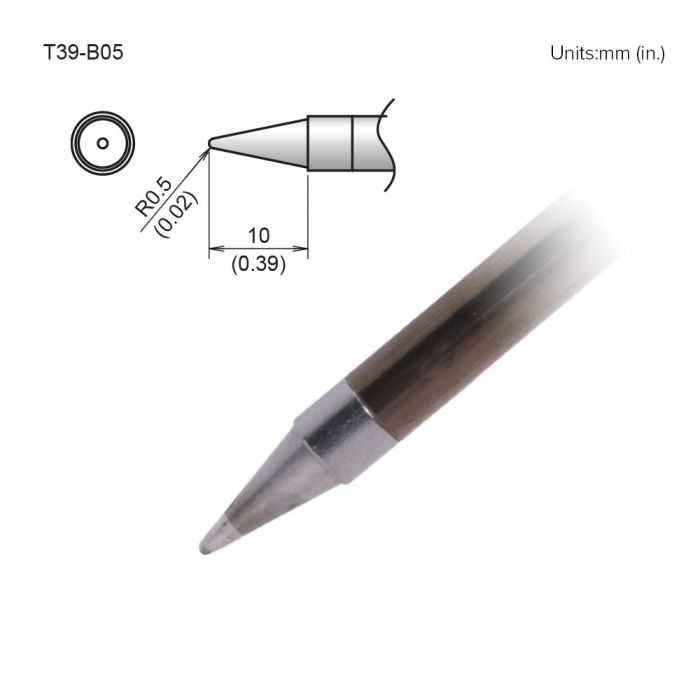 Hakko FX-9701/9702 Conical Soldering Iron Tip for use with FX-9701, FX-9702