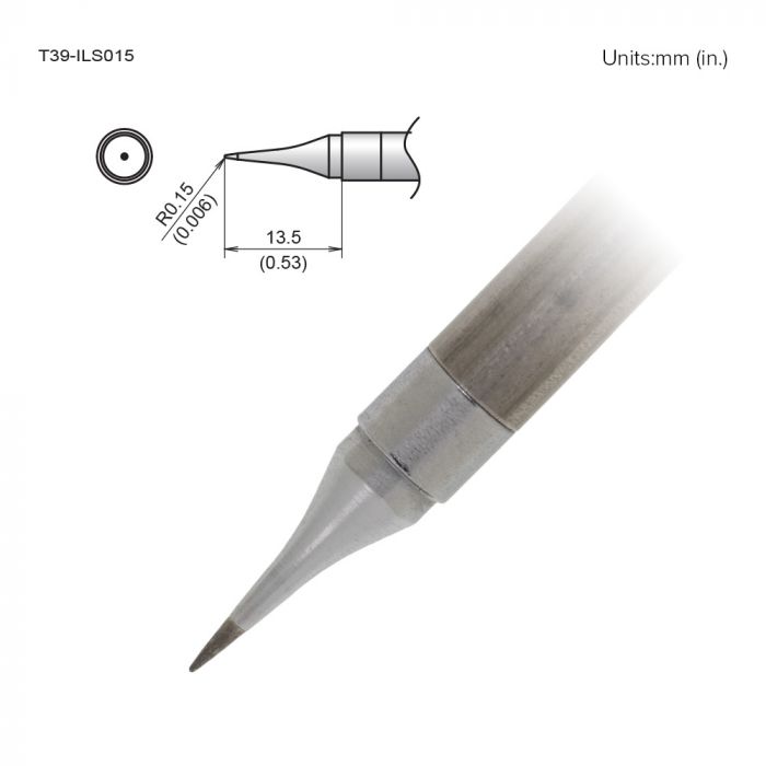 Hakko FX-9701/9702 0.15 mm Micro Fine Soldering Iron Tip for use with FX-9702, FX-9701