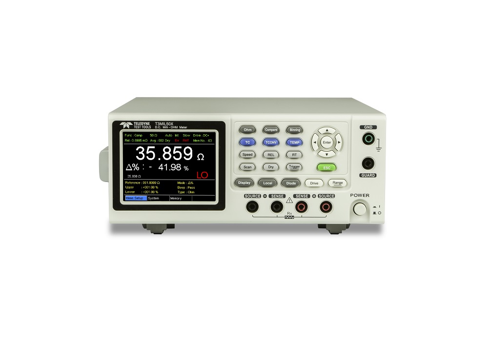 Teledyne LeCroy T3MIL Ohmmeter, 5 mΩ Max, 0.1 μΩ