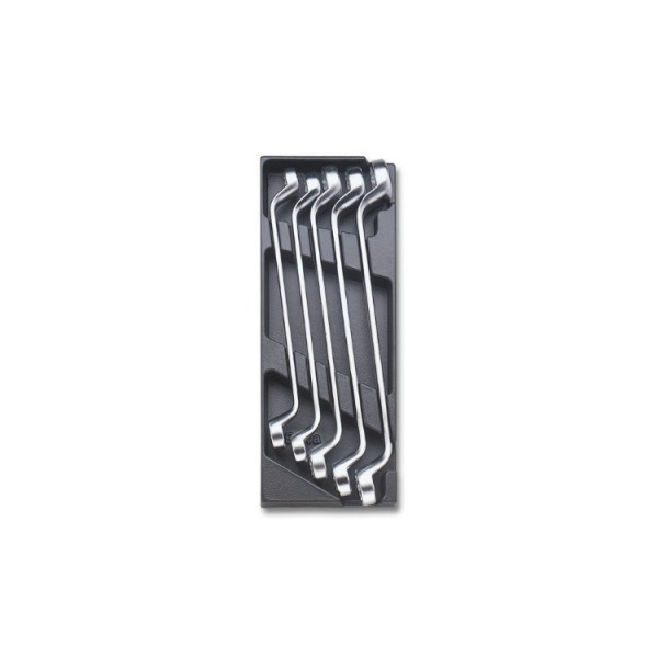 BETA 5-Piece Ring Spanner Set, 27 x 29 mm, 21 x 23 mm, 20 x 22 mm, 24 x 26 mm, 25 x 28 mm