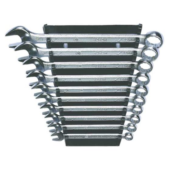 CK 10-Piece Combination Spanner Set, 17, 19, 9, 15, 13, 8, 10, 11, 12, 14, Chrome Vanadium Steel