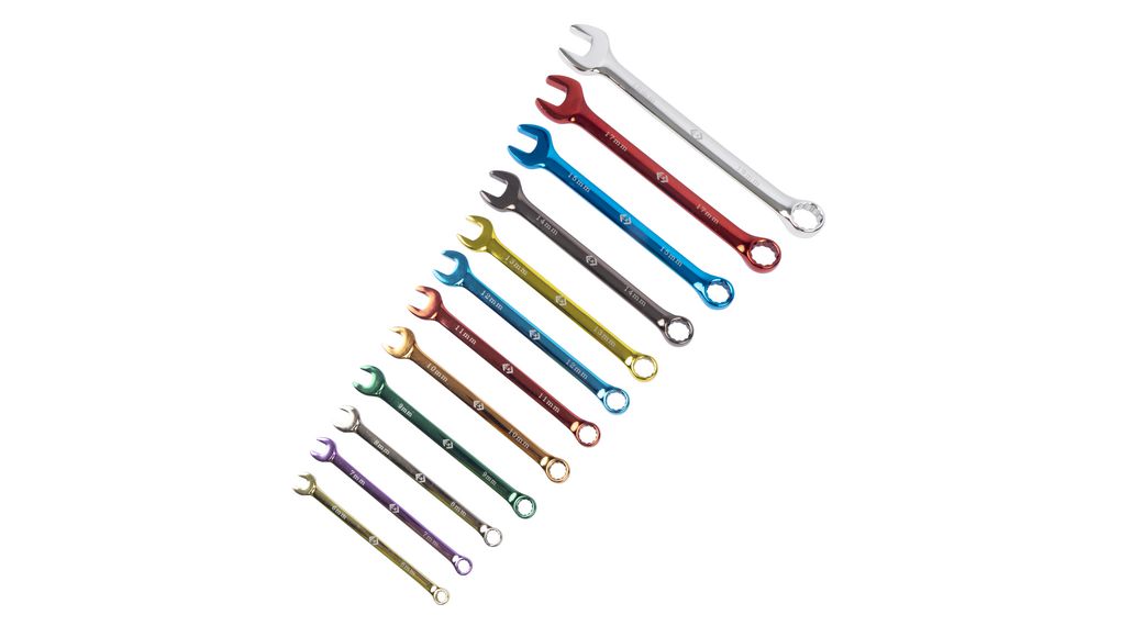 CK 12-Piece Combination Spanner Set, 6 To 19 mm, Chrome Vanadium Steel