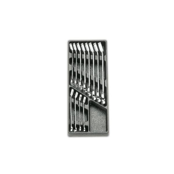 BETA 12-Piece Combination Ratchet Spanner Set, 8 To 19 mm, Chrome Vanadium Steel