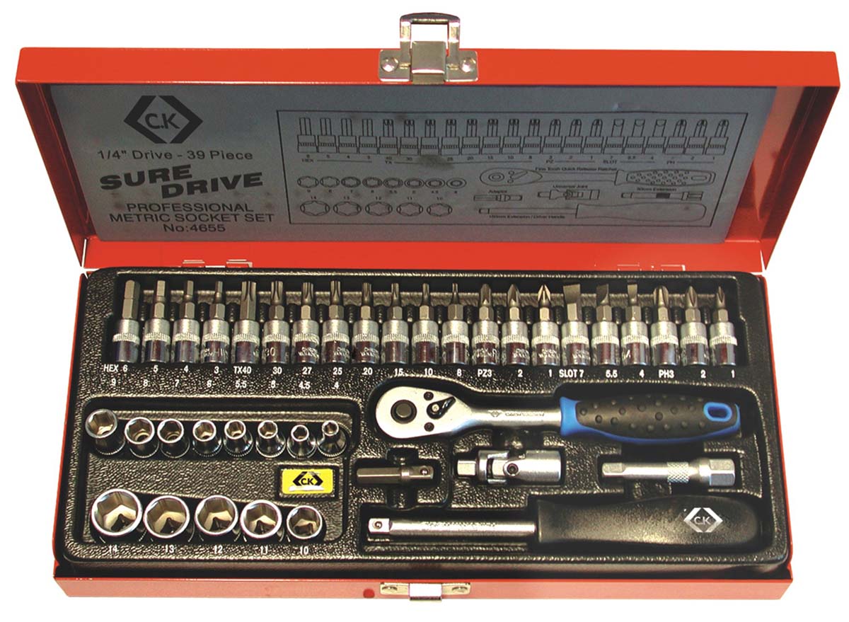 CK 39-Piece 1/4 in Standard Socket Set