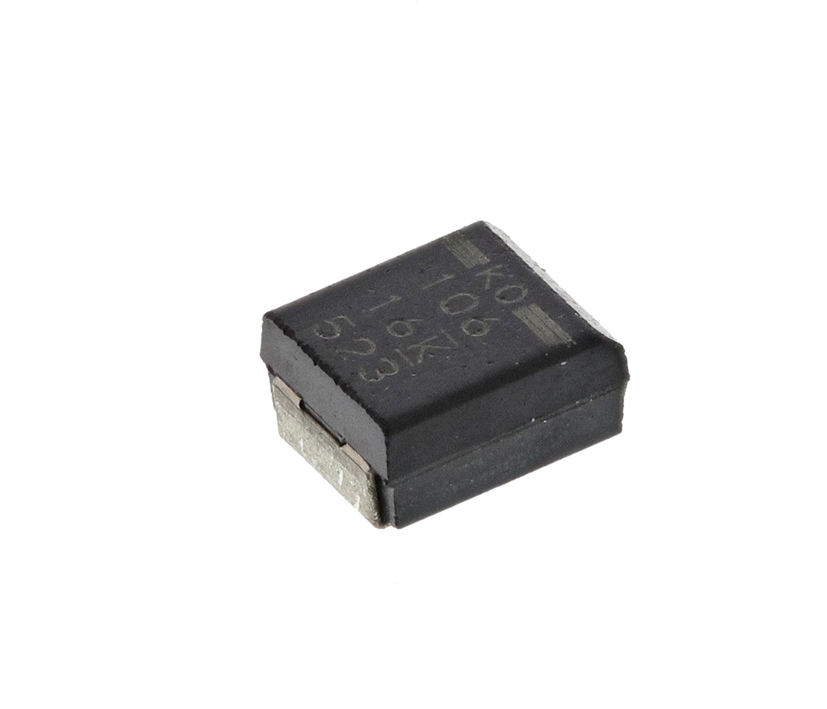 KEMET 10 μF Surface Mount Polymer Capacitor, 16V dc