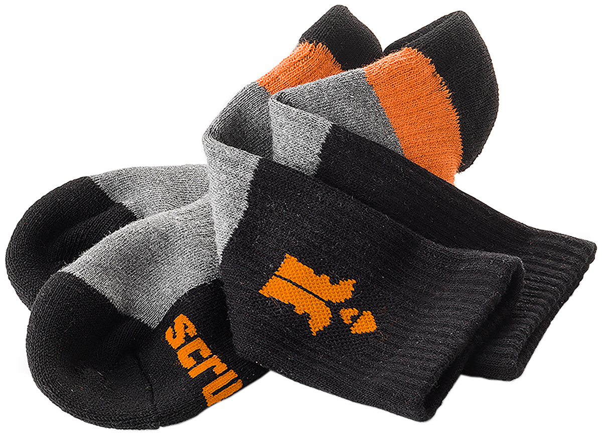Scruffs Black Socks size 410 to 440 mm 41/44 7/9.5