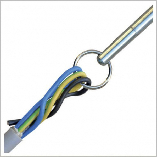 t5410 CK Cable Rod 10 x Fibreglass Composite Rods, 1 x 5 mm Adapter, 1 x Cable Hook, 1 x Coiled Steel Flexi Lead 190 mm, 5 mm