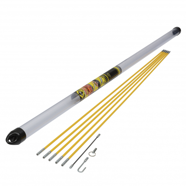 CK Cable Rod 1 x Flexi Lead, 1 x Hook, 1 x Ring, 5 x 1 m Rods of 6 mm Ø