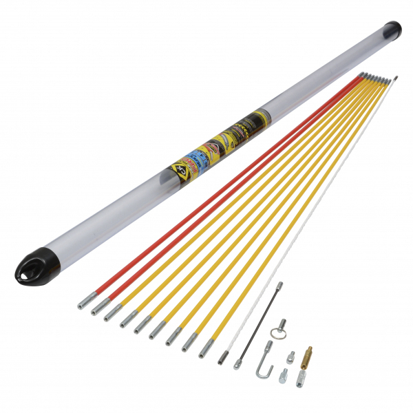 CK Cable Rod 1 x Domed Bullet, 1 x Flat Bullet, 1 x Flexi Lead, 1 x Gender Changer, 1 x Hook, 1 x In-line Swivel, 1 x