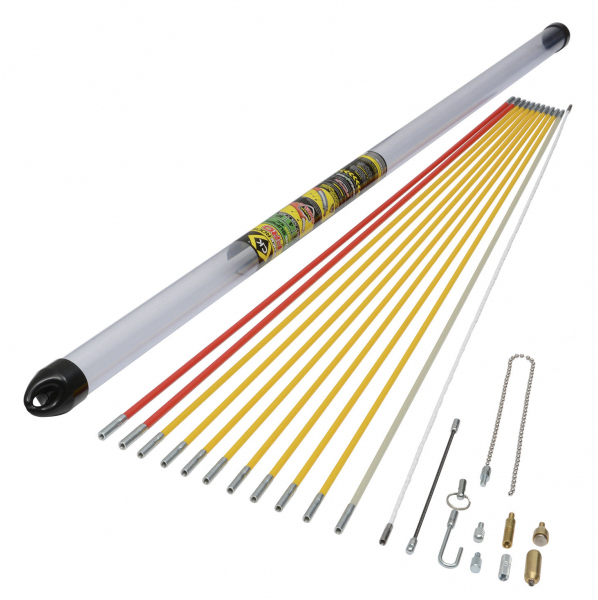 CK Cable Rod 1 x Chain, 1 x Domed Bullet, 1 x Flat Bullet, 1 x Flexi Lead, 1 x Gender Changer, 1 x Hook, 1 x In-line