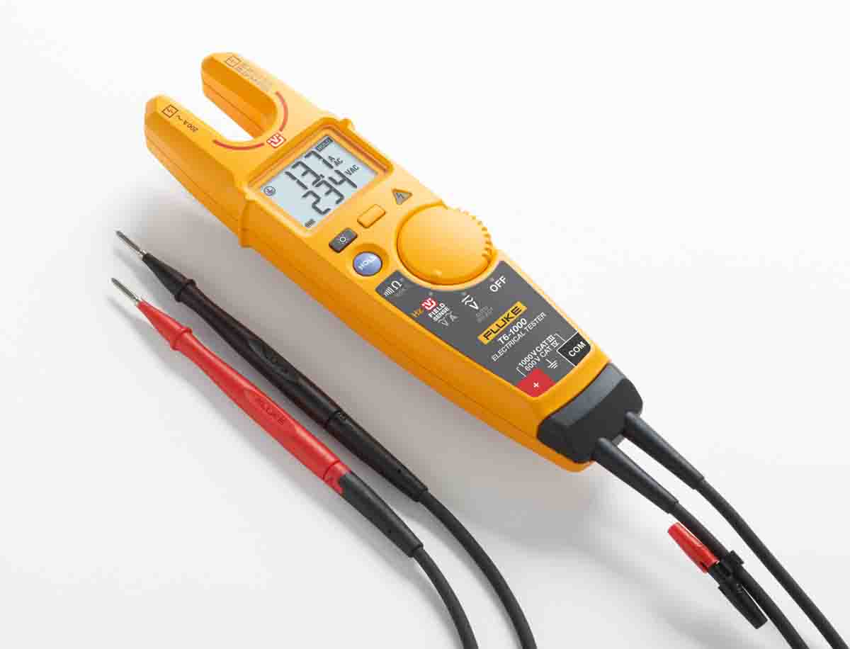t6-1000 Fluke T6-1000, LCD Voltage Tester, 1000V, Battery Powered CAT IV, CAT III, RSCAL, T6-1000
