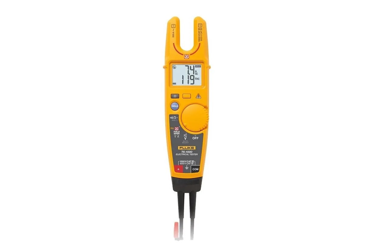 Fluke T6-1000, LCD Voltage Tester, 1000V, Battery Powered CAT IV, CAT III, UKAS, T6-1000