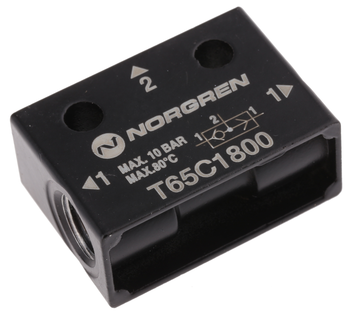 Norgren T65C series 10 bar Pneumatic Logic Controller with OR function