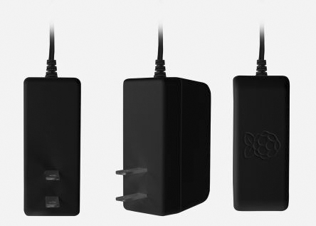 Raspberry Pi Power Supply Micro USB Type B with US Plug Type, 1.5 m