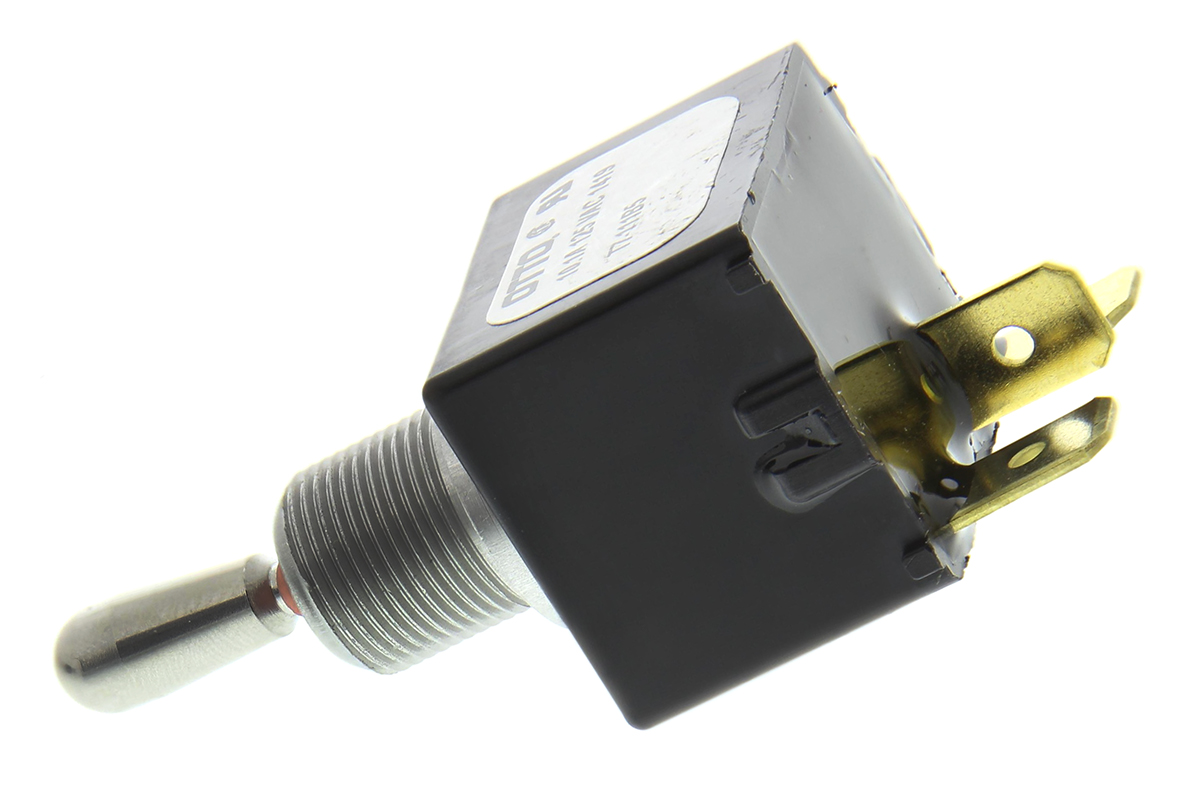 t7-111b5 Otto Toggle Switch, Panel Mount, On-On, SPDT, Tab Terminal, 28 V dc, 115 V ac