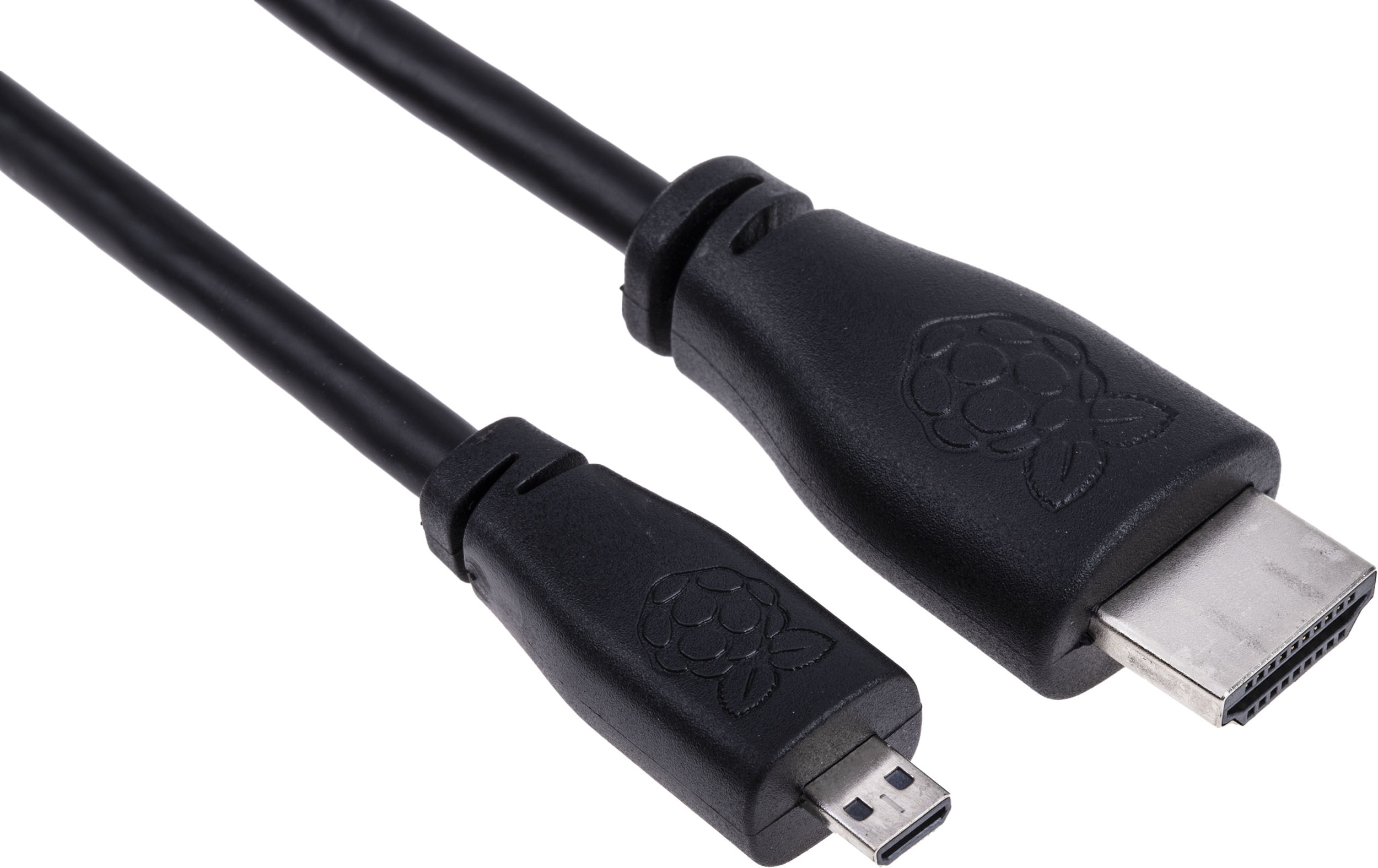 Raspberry Pi 2 m HDMI to Micro HDMI in Black