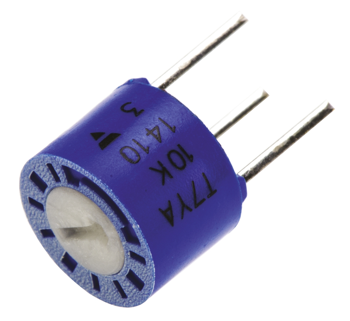 10 kΩ, Through Hole Trimmer Potentiometer, Pin 0.5 W Top Adjust Vishay, T7