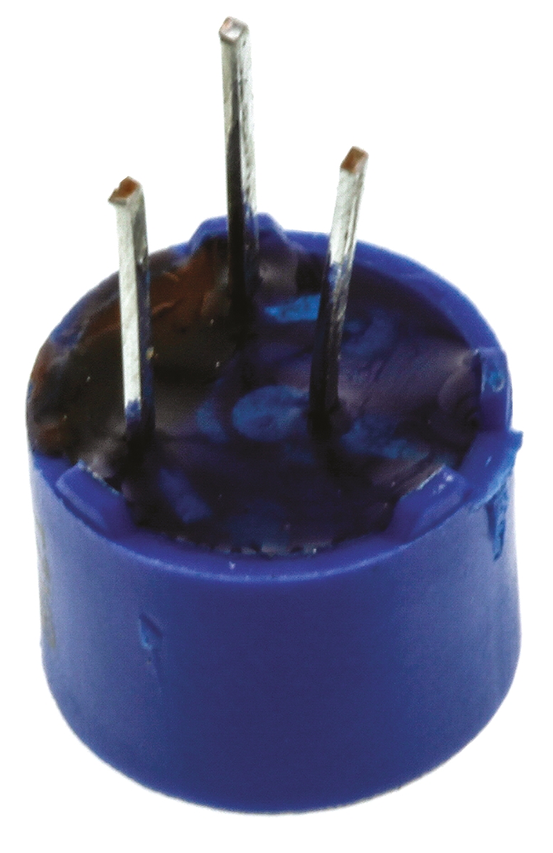 t7yb103mt20 10 kΩ, Through Hole Trimmer Potentiometer, Pin 0.5 W Top Adjust Vishay, T7