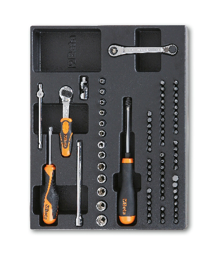 BETA 81 Piece Universal Use Tool Kit with Thermoformed Tray