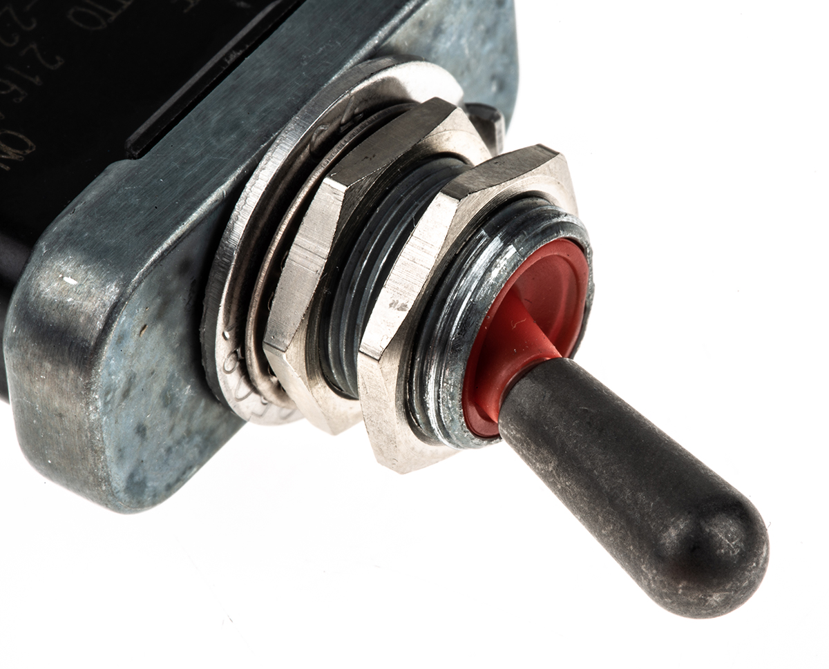 t9-cs1-22 Otto Toggle Switch, Panel Mount, On-Off, SPST, Screw Terminal, 28 V dc, 115 V ac
