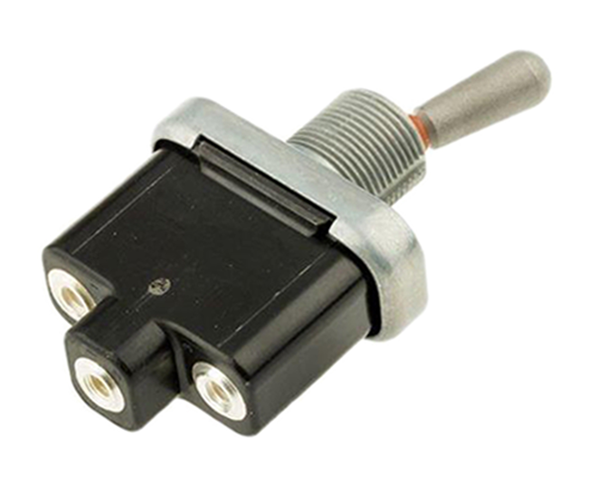 Otto Toggle Switch, Panel Mount, On-Off, DPST, Screw Terminal, 28 V dc, 115 V ac